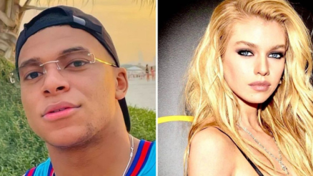 Stella Maxwell embrasse Kylian Mbappé à Cannes (captures YouTube)