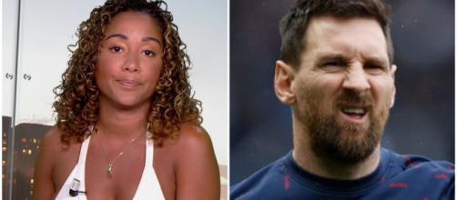 Virginie Sainsily se moque de Lionel Messi et fait le buzz (capture YouTube)