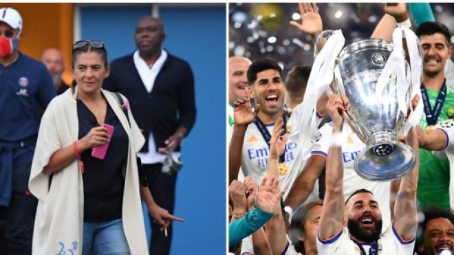 Fayza Lamari, la mère de Kylian Mbappé réagit après la finale de la Champions League (captures YouTube)