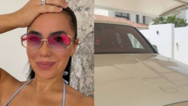 Milla Jasmine reçoit la voiture une voiture à plus de 300 000 euros | @millajasmineoff - Instagram