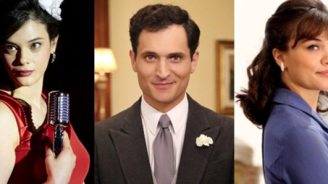 Tina Amato, Vittorio Conti e Marta Guarnieri in una scena de Il Paradiso delle Signore.