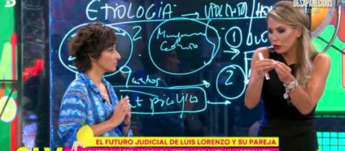 Montse Suarez ha acudido a la Guardia Civil para entregar los audios del caso de Luis Lorenzo (Captura de pantalla de Telecinco)