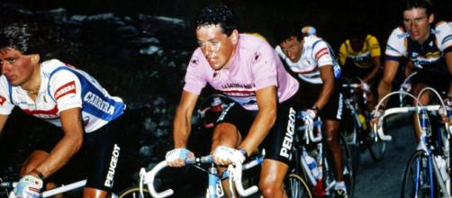 Stephen Roche ai tempi della sua carriera da ciclista.