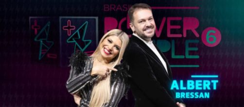 Adryana Ribeiro e Albert Bressan, do 'Power Couple 6' (Divulgação/Record TV)