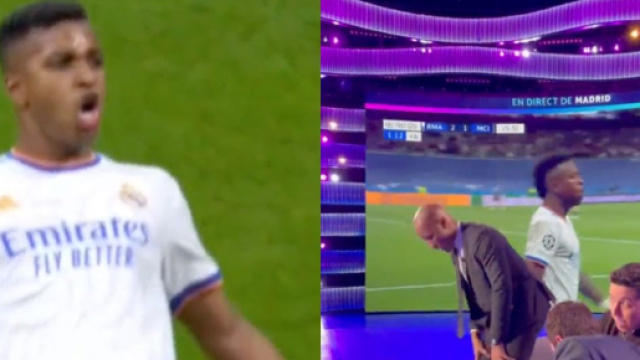 Samir Nasri déçu par l'élimination de Manchester City contre le Real Madrid (crédit Instagram C+)