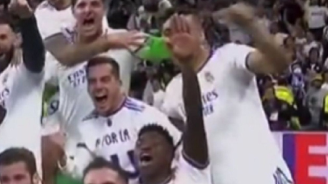 Le geste polémique de Vinicius enflamme Twitter (capture YouTube)