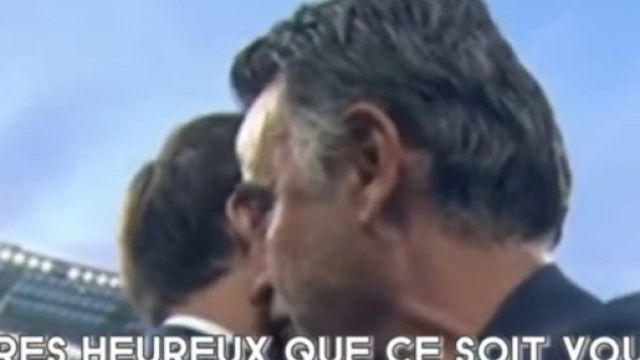 L'échange avec les micros entre Christophe Galtier et Emmanuel Macron fait parler (capture YouTube)