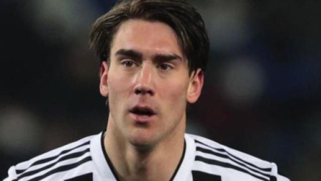 Dusan Vlahovic, giocatore della Juventus.