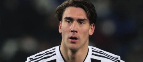 Dusan Vlahovic, giocatore della Juventus.