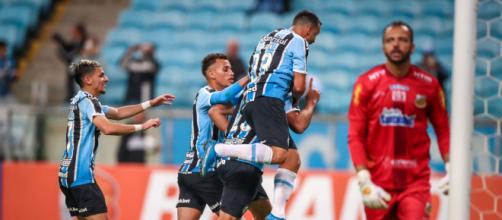 Grêmio fará duelo direto contra o Sport (Lucas Uebel/Grêmio FBPA)