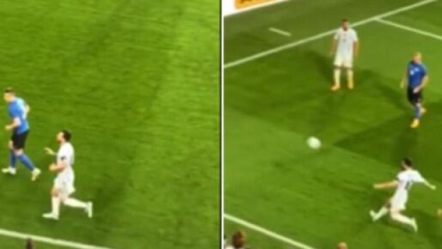 Leo Messi a régalé face à l'Estonie il y a quelques jours. (crédit Twitter)