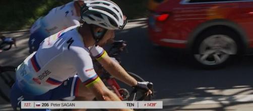 Peter Sagan staccato al Giro di Svizzera