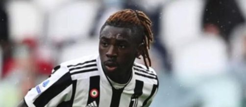 Moise Kean, giocatore della Juventus.