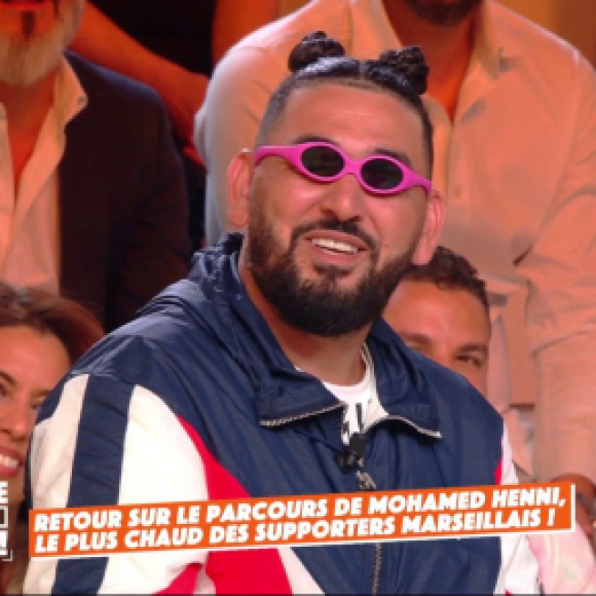 Mohamed Henni sur le plateau de TPMP. Source : capture d’écran C8.