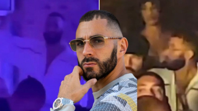 Karim Benzema en boîte de nuit à Miami, il s'ambiance sur Vegedream (captures Youtube)