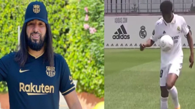 Mohamed Henni et Aur&eacute;lien Tchouam&eacute;ni, le duel est lanc&eacute; Source : Capture Twitter