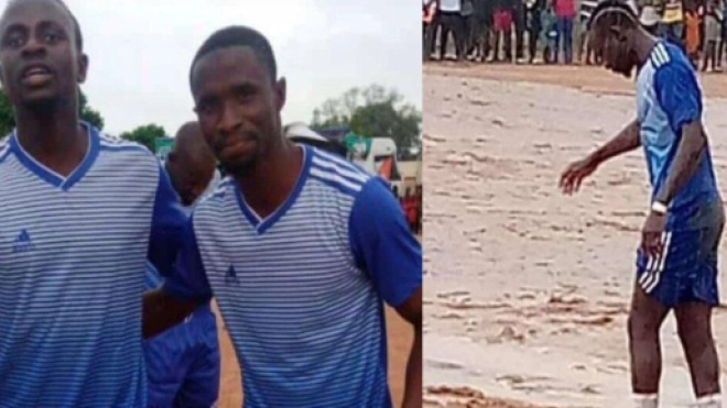 Sadio Mané organise un match de gala dans son village natal Source : Capture Twitter