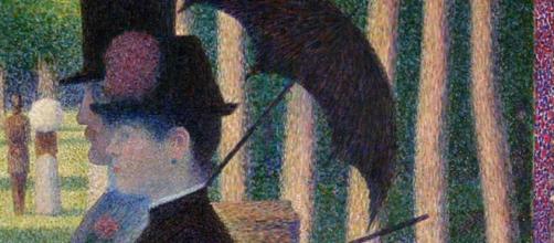 Detail of Georges Seurat's "A Sunday on the Island of La Grande Jatte" (Image source: Art Institute of Chicago)