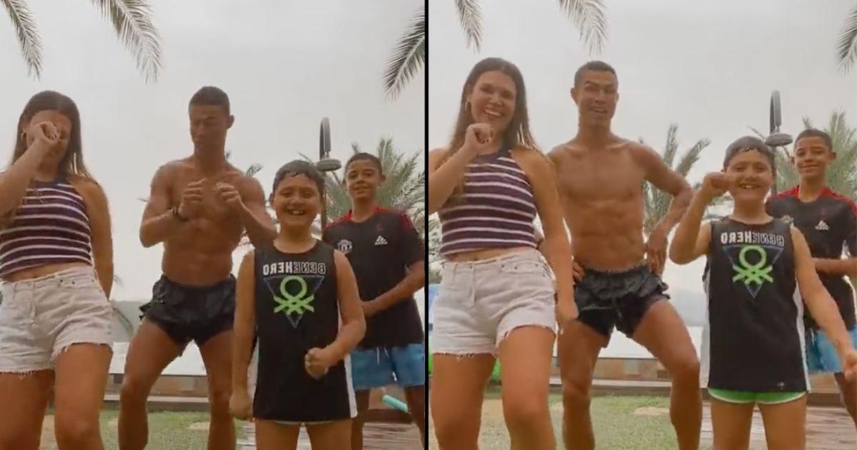 Baile de Cristiano Ronaldo considerado ‘desconfortável’ nas férias faz as pessoas falarem (vídeo)
