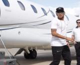 Le jet privé de Neymar a dû atterrir en urgence au Nord du Brésil Source : Capture Twitter
