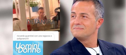 Uomini e Donne, segnalazione su Riccardo Guarnieri: 'Cena a Polignano con una ragazza'.