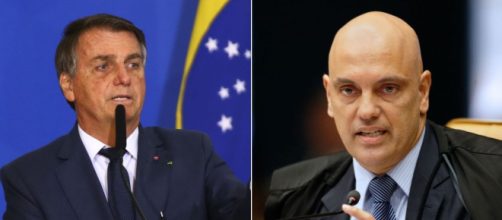 Bolsonaro e Moraes se encontram em jantar promovido por Arthur Lira (Fotomontagem/Marcelo Camargo/Agência Brasil/Rosinei Coutinho/STF)