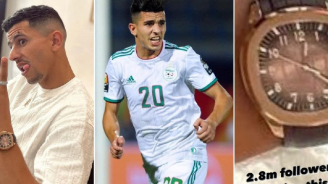 L'international algérien Youcef Atal porterait des 'fausses' montres, Watchanish balance (captures YouTube et Instagram)