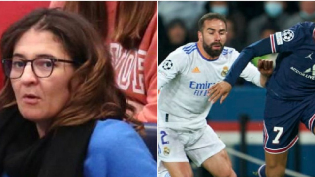 Fayza Lamari réagit sur le duel Mbappé-Carvajal et créé la polémique (captures YouTube)