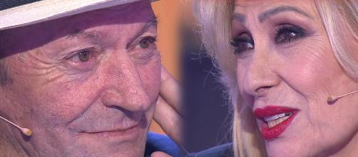 Rosa Benito y Amador Mohedano han demostrado el cariño que se siguen teniendo (Captura Telecinco)