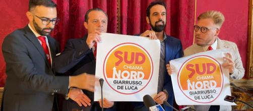 Sud chiama Nord, De Luca e Giarrusso presentano nome e simbolo del nuovo partito.