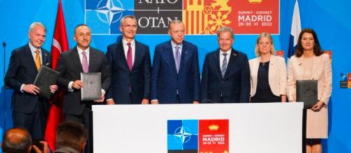 La reunión de Erdogan, Andersson y Niinisto se produjo antes de la cumbre de la OTAN en Madrid (Twitter, NATO)