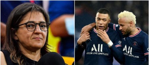 Neymar sur le départ, Fayza Lamari, la mère de Kylian Mbappé réagit (captures YouTube)