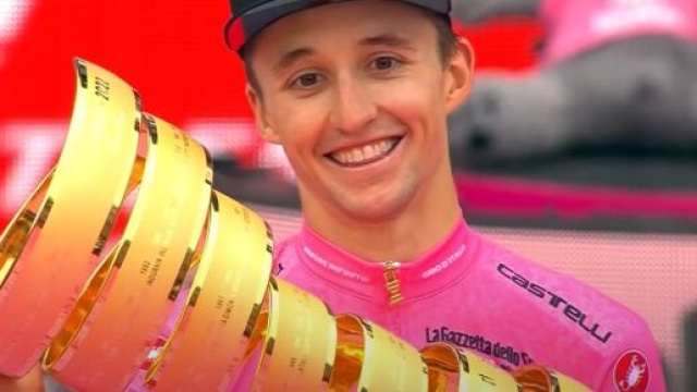 Jai Hindley, vincitore del Giro d'Italia 2022.