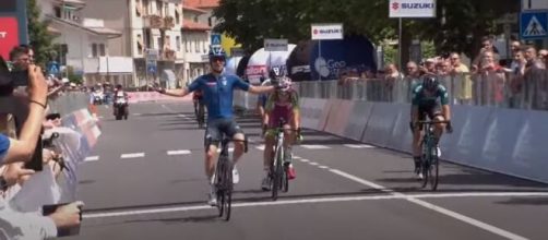 La vittoria di Christian Scaroni nella prima tappa della Adriatica Ionica Race.