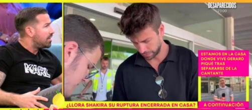 Rafa Mora recordó que vivió un momento incómodo Gerard Piqué en una discoteca de Barcelona (Captura de pantalla de Telecinco)