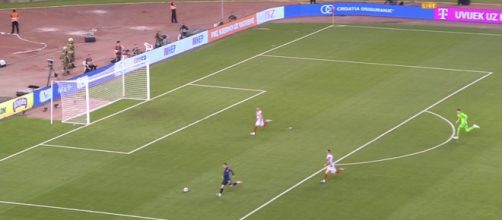 Le raté improbable de Griezmann contre la Croatie, Source : Capture Twitter