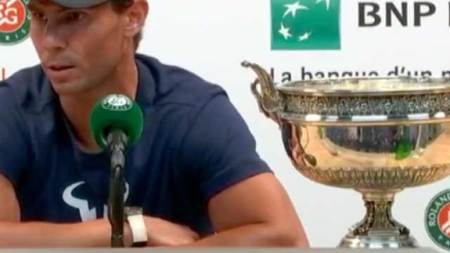 Rafael Nadal : conférence de presse après sa victoire à Roland Garros.