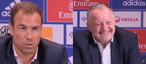 Aulas mort de rire après une remarque provocante de Cheyrou sur l'OM et la concurrence. (crédit Twitter)