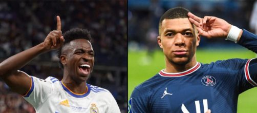 Vinicius et Mbappé, deux des plus gros cracks de leur génération auraient pu jouer ensemble au Real Madrid. (crédit Twitter)