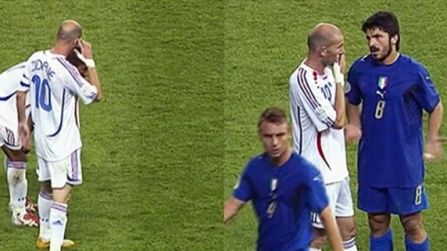Zidane en 2006 lors de la finale de la Coupe du monde 2006. (crédit Twitter)