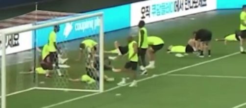 Tottenham : La préparation physique 'brutale' d'Antonio Conte fait le buzz (capture YouTube)