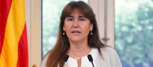 Según la Fiscalía Superior catalana Laura Borrás ha actuado en común acuerdo con el beneficiario de los contratos (Twitter, JxCat_Igualada)
