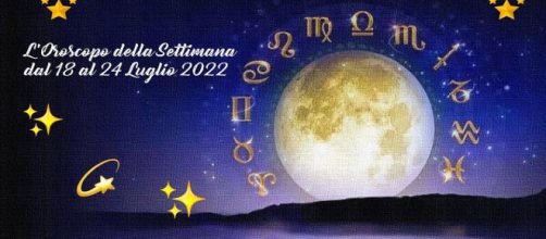 L'oroscopo della settimana dal 18 al 24 luglio 2022.