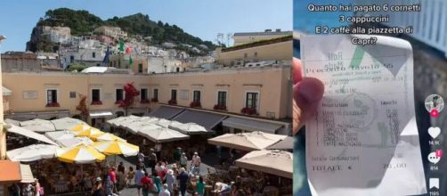 Capri, scontrino pazzo per la colazione