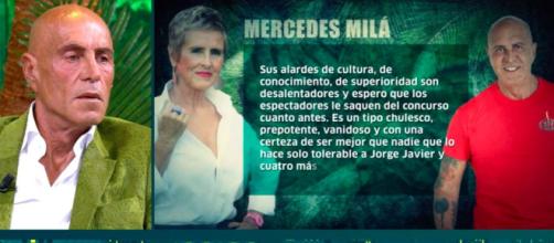 Kiko Matamoros ha amenazado a Mercedes Milá (Captura de pantalla de Telecinco)