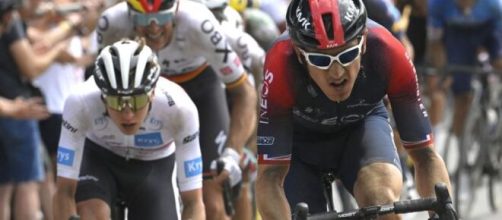 Geraint Thomas è terzo in classifica al Tour de France.