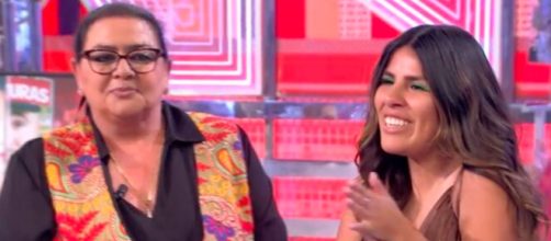María del Monte protagonizó un reencuentro con Isa Pantoja hace unos meses atrás (Captura de pantalla de Telecinco)