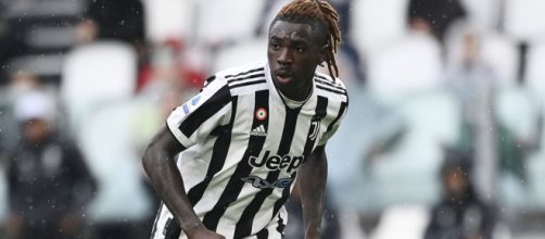 Moise Kean, giocatore della Juventus.