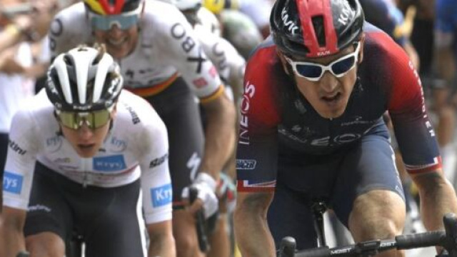 Geraint Thomas è terzo in classifica al Tour de France.