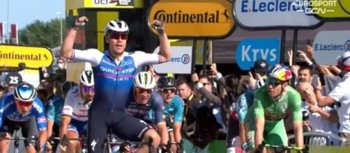 La vittoria di Fabio Jakobsen nella tappa di Nyborg del Tour de France.